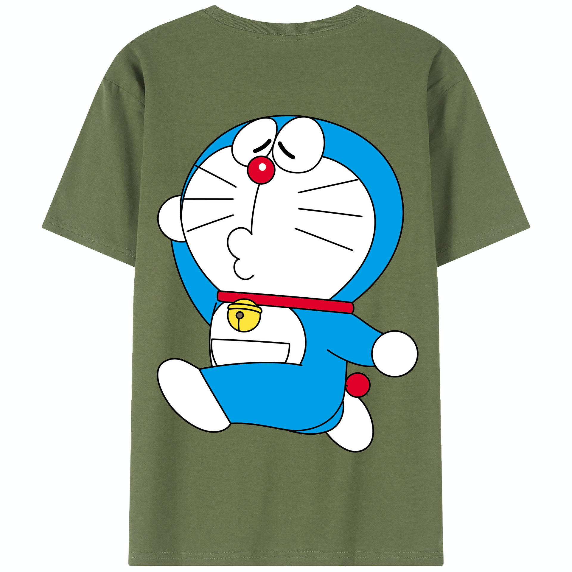 （画像用） ドラえもん Doraemon 綿100％半袖Tシャツ（背面プリント）